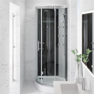 Skapa en avslappnande oas med en dusch kabin från HomeTomato.se